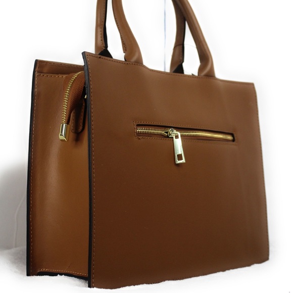 Kidus woldemichael made in Italy Florence cow leather handbag satchel - Picture 9 of 13